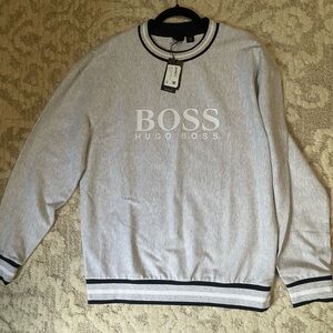 Boss Black and White Striped Shirt